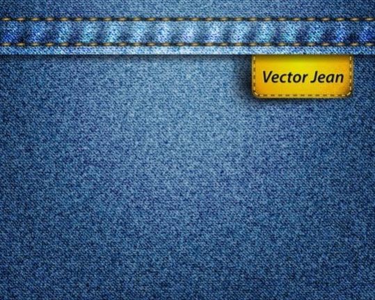 Jeans fabric background vector 04