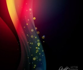 Light wave motion background vector 01