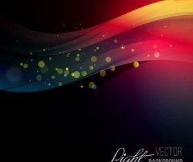 Light wave motion background vector 02