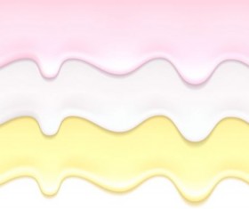 Melted chocolate background vector 02