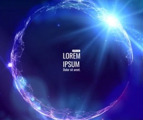 Mesh sphere concept background vector 14