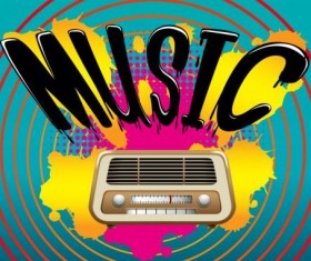 Modern music poster design vector set 04