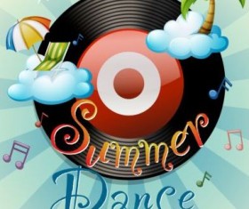 Modern music poster design vector set 05