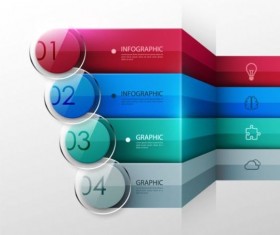 Options and number modern infographic vectors set 12