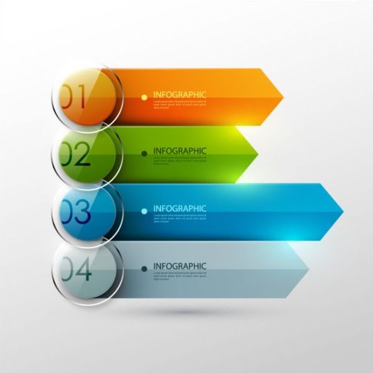 Options and number modern infographic vectors set 13