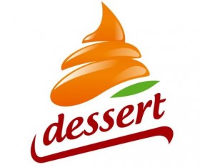 Orange cream vector logo