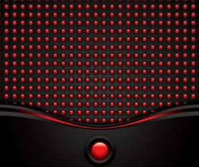 Red with carbon black modern background vector 07