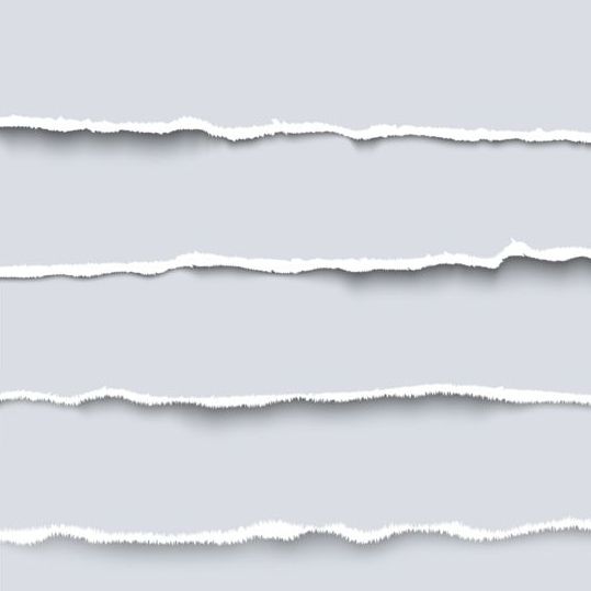 Ripped open paper stripes background vector 03