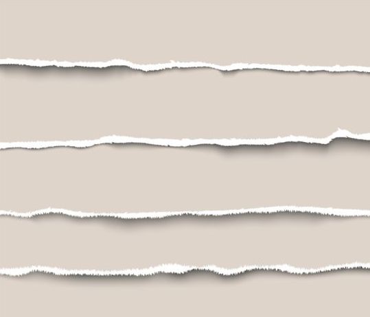 Ripped open paper stripes background vector 11