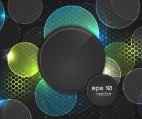 Round modern background vectors 01