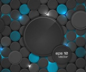 Round modern background vectors 02