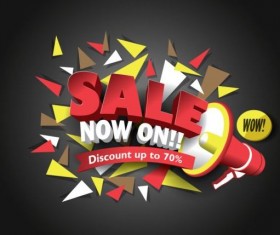 Super sale poster creative template vector 03