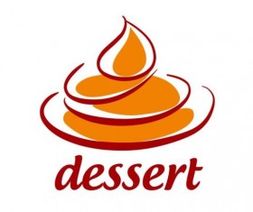 Sweet dessert logo vector