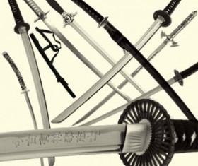 Swords-Katana Samurai photoshop brushes set