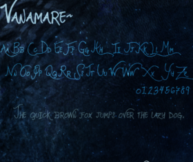 Vanamare fonts set