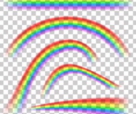 Vector rainbow illustration set 02