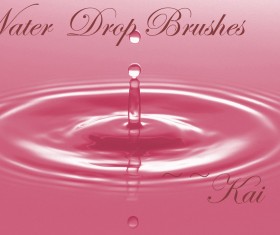 Water drop photoshop brushes