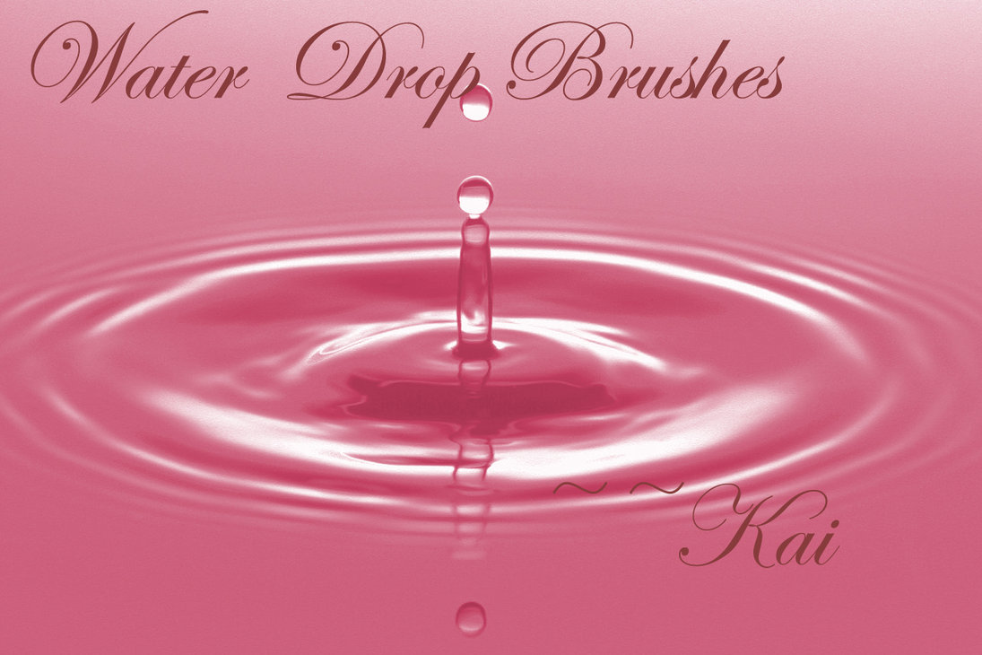 Water drop photoshop brushes