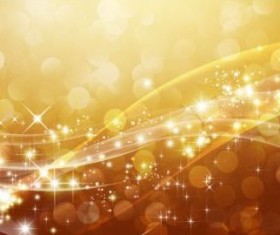 Wavy abstract background with star light vector 02