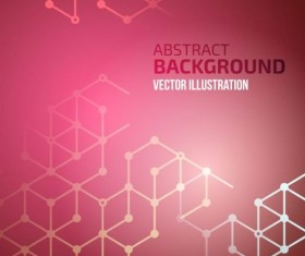 Wireframe abstract background vector illustration 04