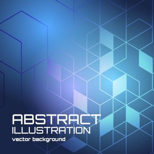 Wireframe abstract background vector illustration 05