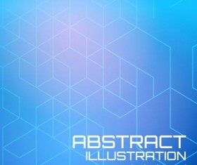 Wireframe abstract background vector illustration 06
