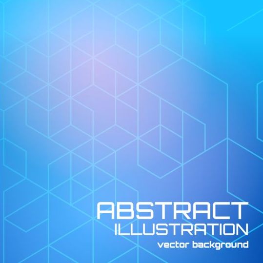 Wireframe abstract background vector illustration 06