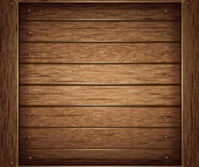 Wooden board frame vector material