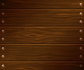 Wooden board with nails background vector 03