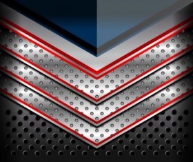 blue red metallic background vector