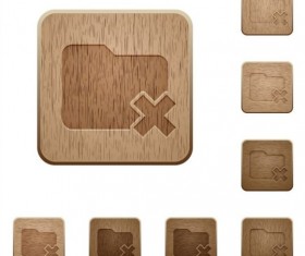 folder cancel wood textures icons