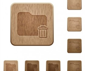 folder delete wood textures icons