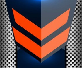 geometric abstract steel background vector