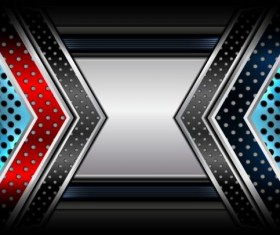 geometric backgrounds red with blue vector