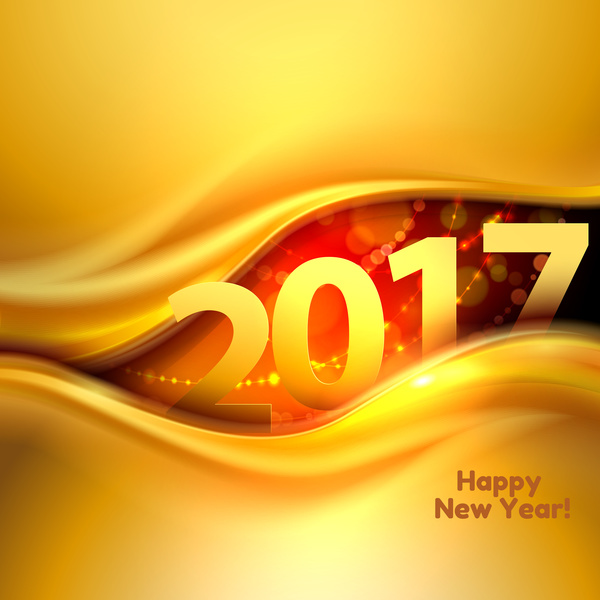 2017 new year gold abstractr background art vector 02 free ...