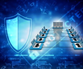 3dComputer Network Stock Photo 14