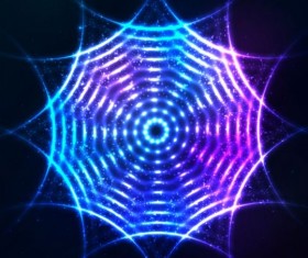 Abstract bright shining light circle vector 05