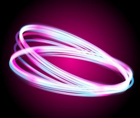 Abstract neon light effect vector illustration 05