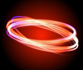 Abstract neon light effect vector illustration 06