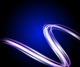 Abstract neon light effect vector illustration 17