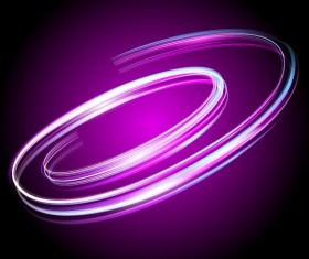 Abstract neon light effect vector illustration 19
