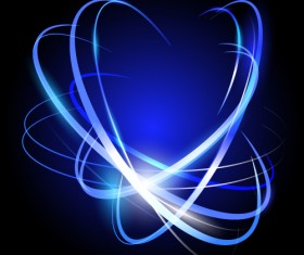 Abstract neon light effect vector illustration 20