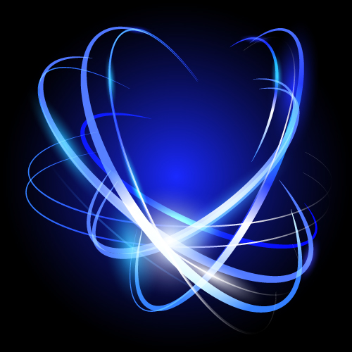 Abstract neon light effect vector illustration 20