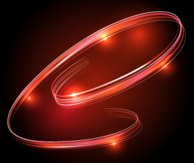 Abstract neon light effect vector illustration 25