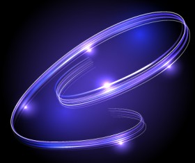 Abstract neon light effect vector illustration 26