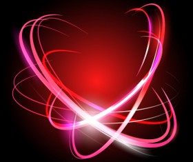 Abstract neon light effect vector illustration 28