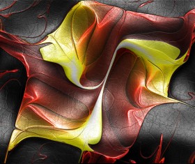 Abstract painting with and black background