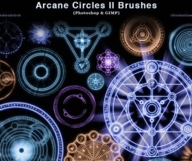 Arcane Circles Photoshop Brushes