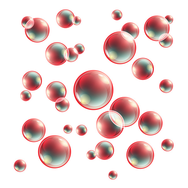 Beautiful bubbles background illustration vector 07