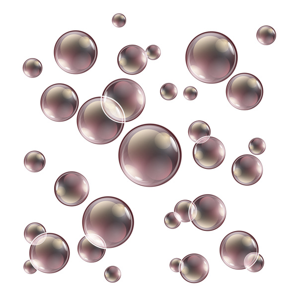 Beautiful bubbles background illustration vector 08